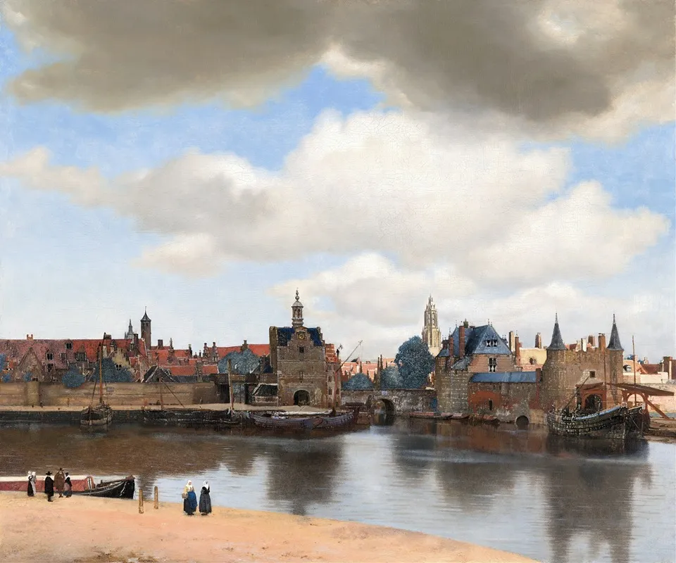View Of Delft Wall Art by Johannes Vermeer - High-Resolution Digital Print