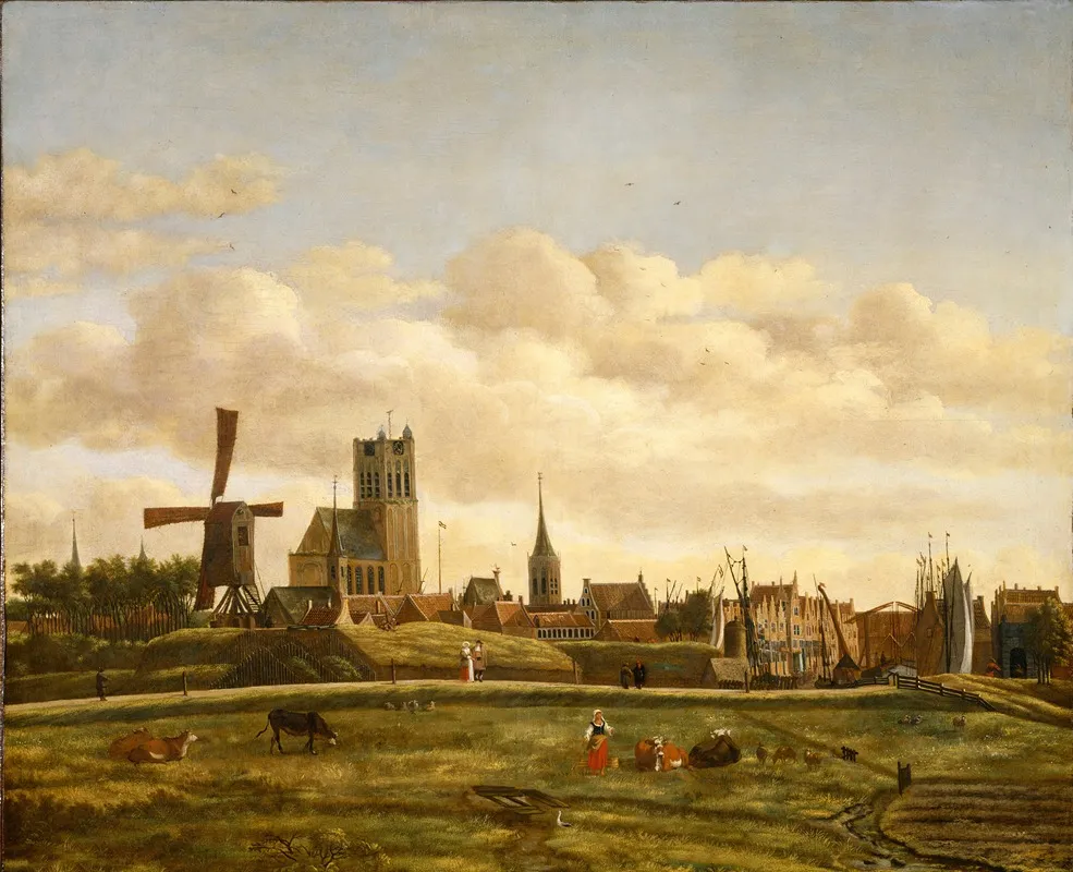 View Of Den Briel Wall Art by Daniel Vosmaer - High-Resolution Digital Print