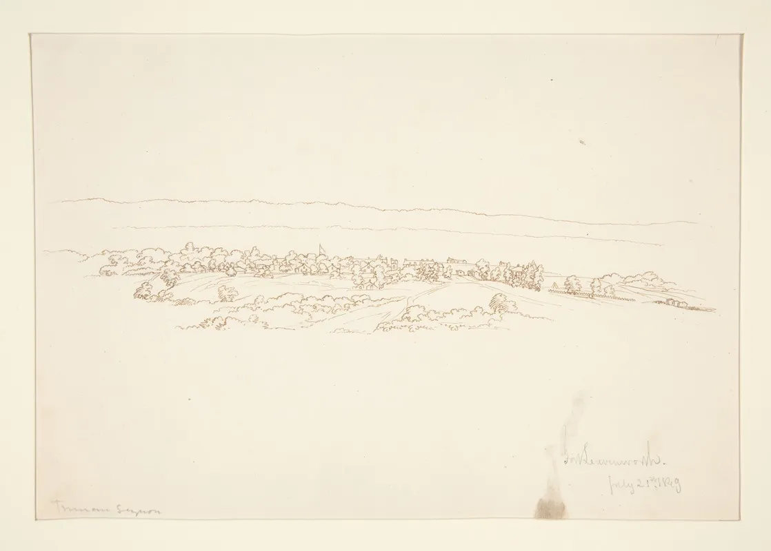 View Of Fort Leavenworth 2 Wall Art by Truman Seymour - High-Resolution Digital Print