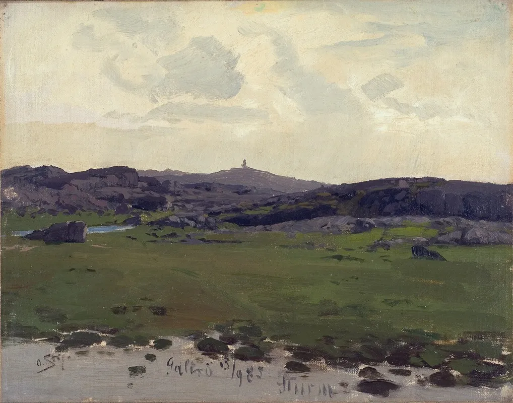 View Of Galtro Study Wall Art by Leopold Otto Strützel - High-Resolution Digital Print