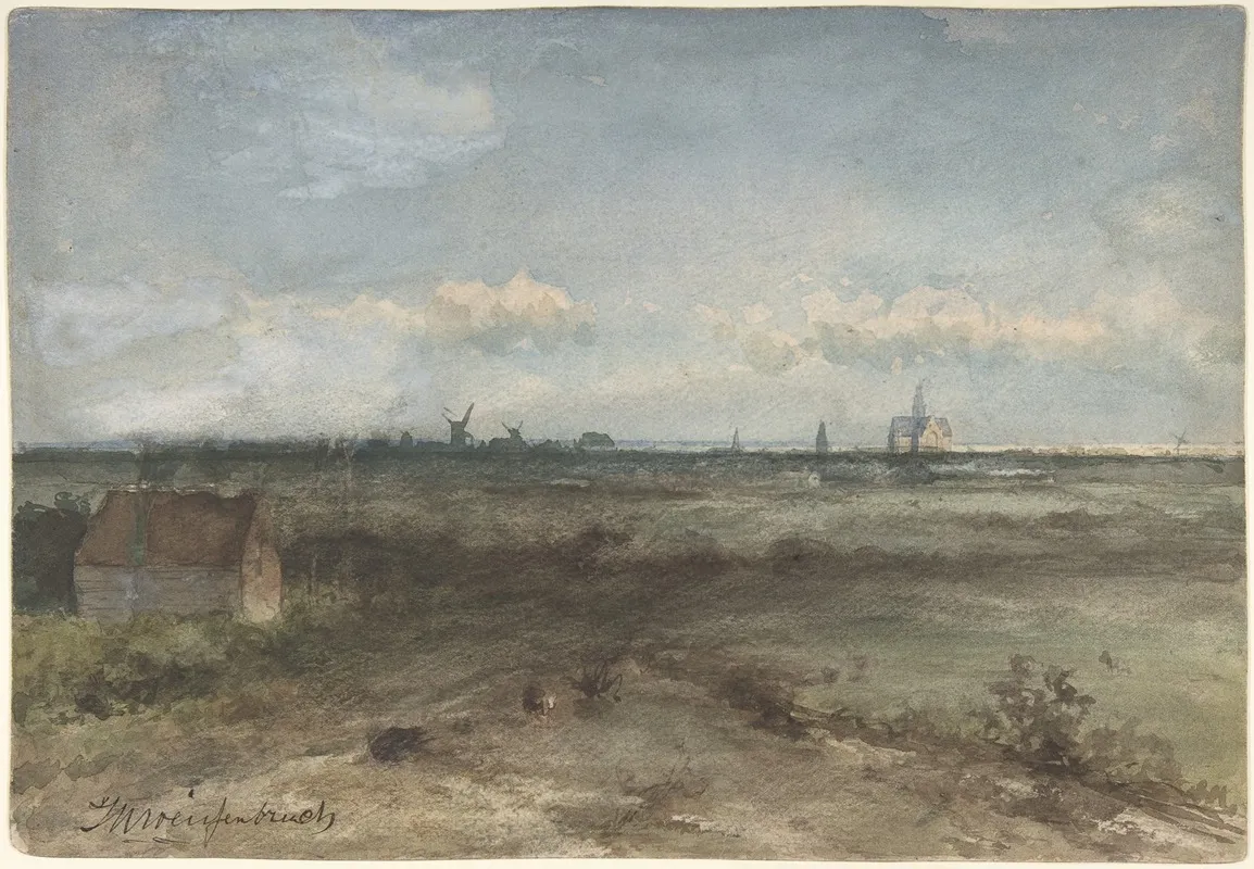 View Of Haarlem From The Dunes
