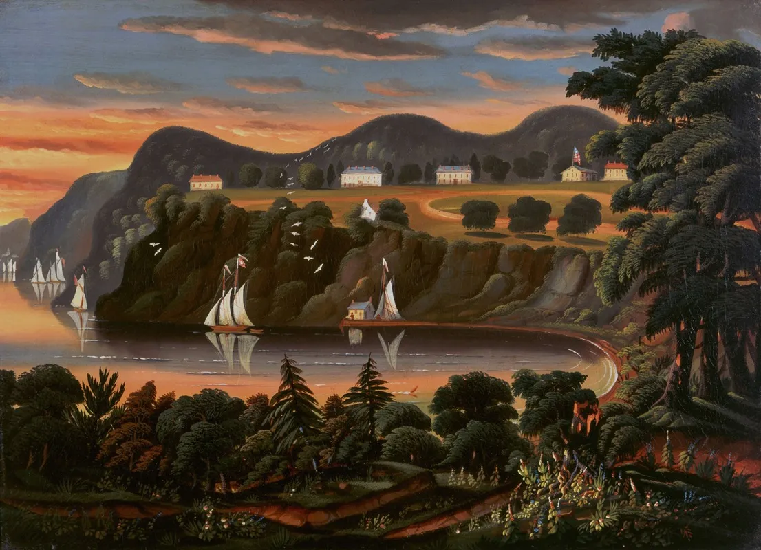 View Of Hudson River At West Point