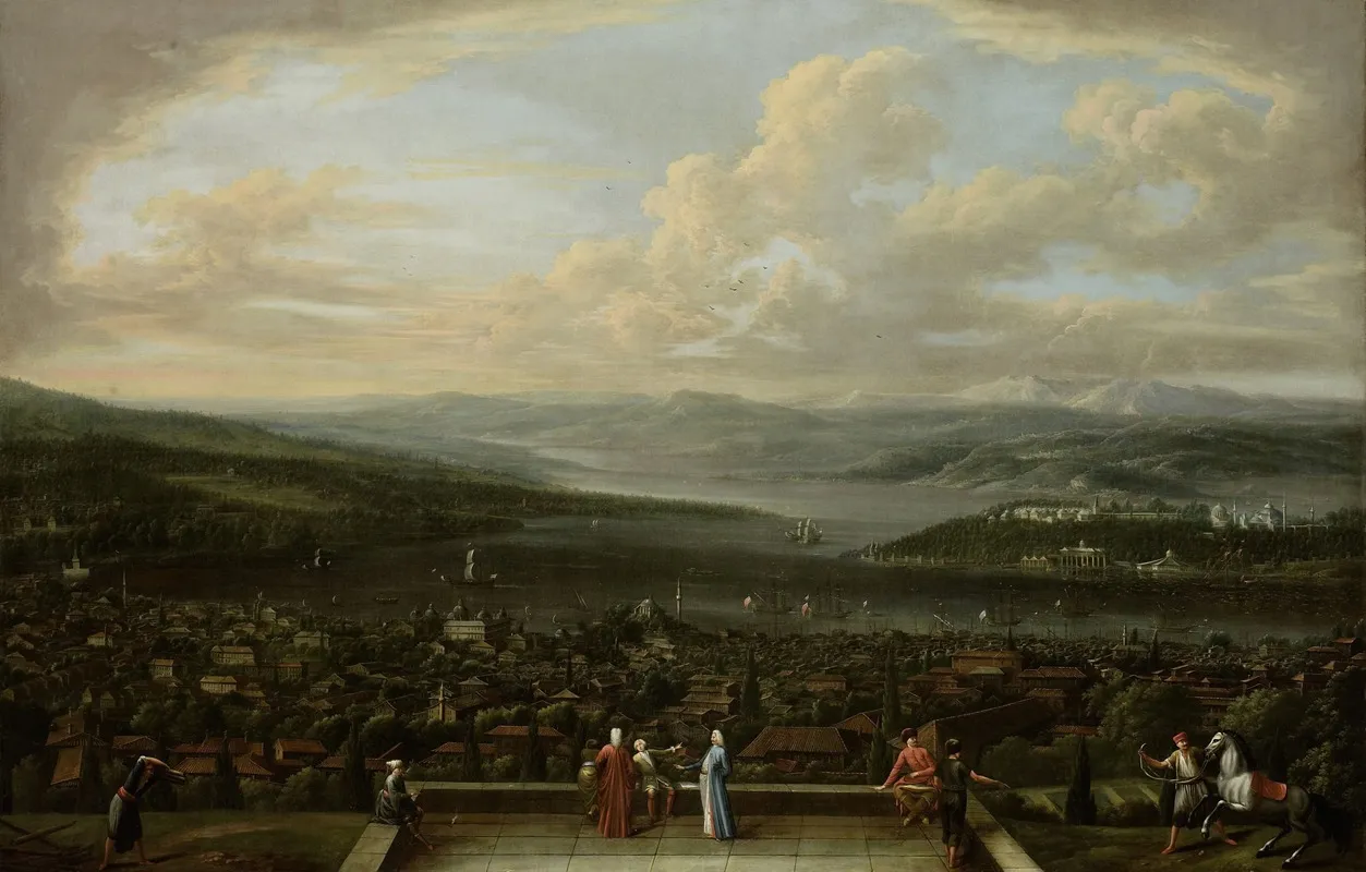 View Of Istanbul From The Dutch Embassy At Pera