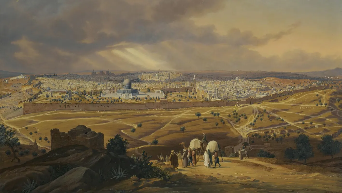 View Of Jerusalem From The Mount Of Olives