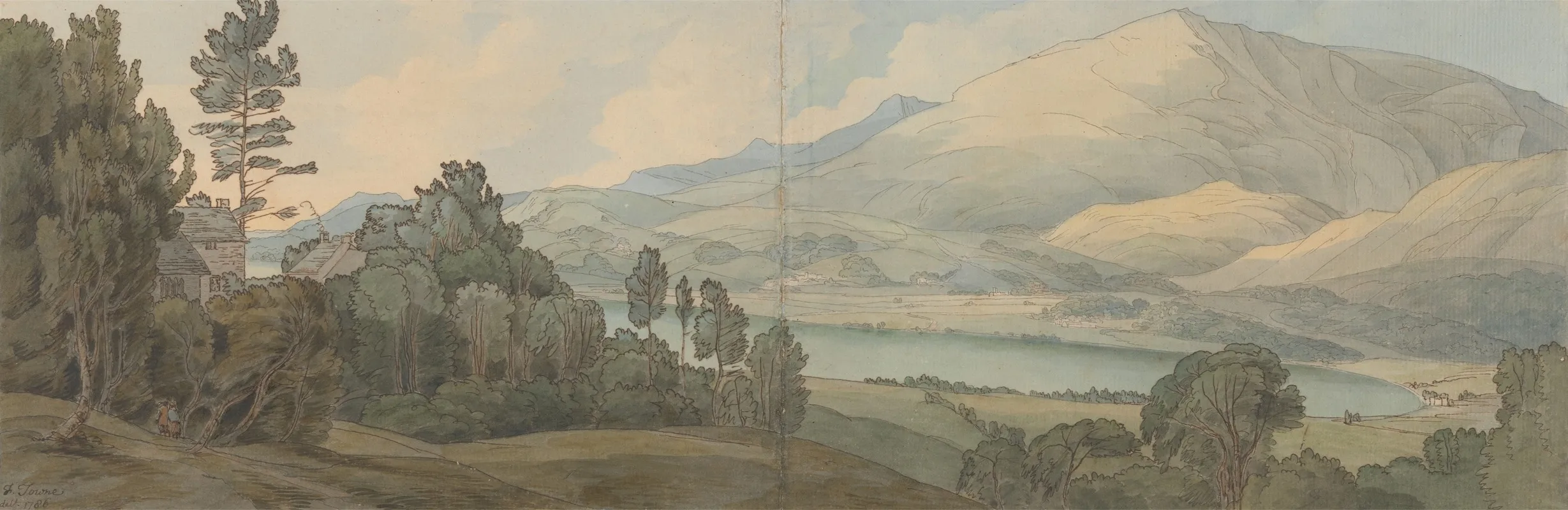 View Of Lake Coniston Lancashire