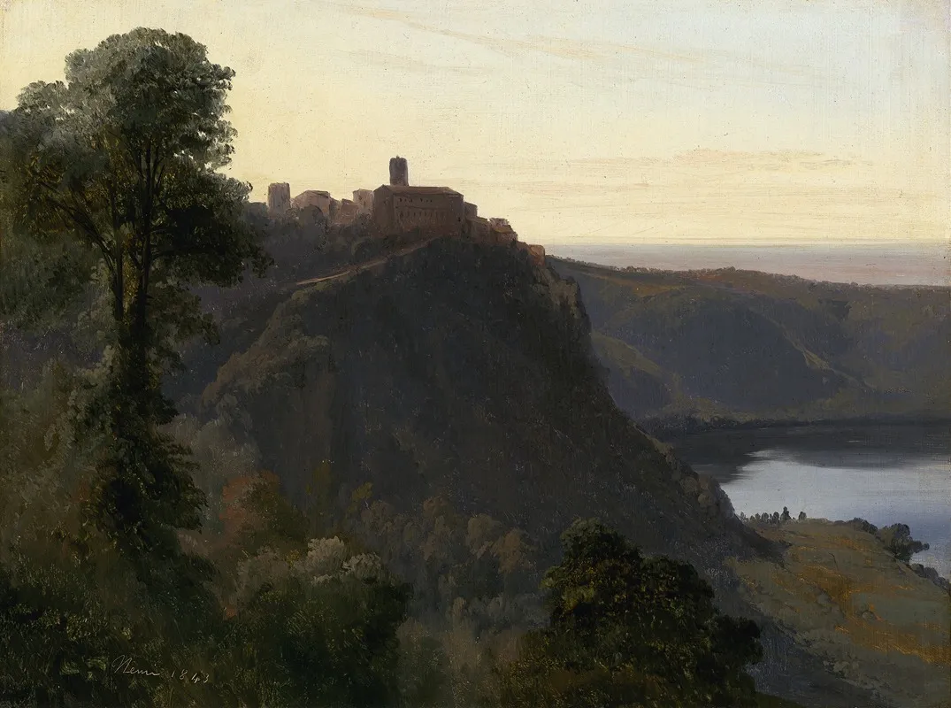 View Of Lake Nemi