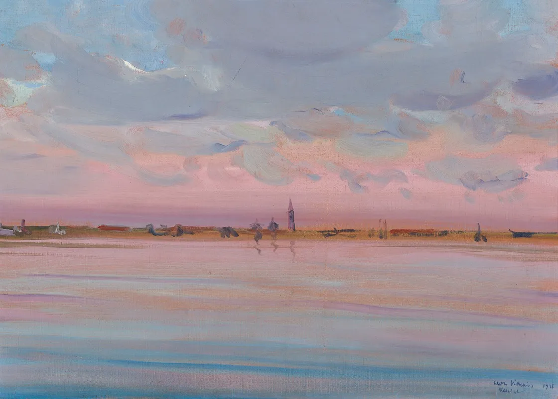 View Of Lido Wall Art by Leon Kamir-Kaufmann - High-Resolution Digital Print