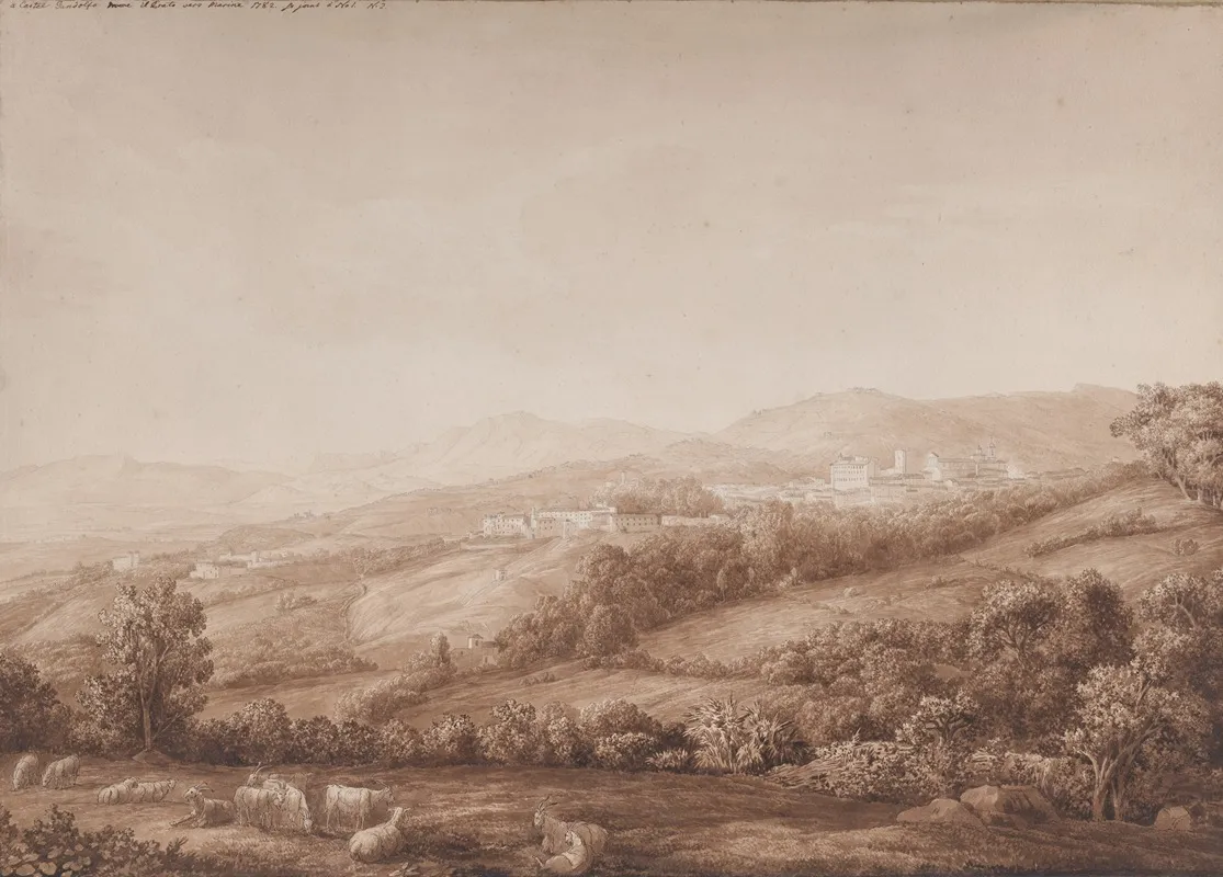 View Of Marino In The Alban Hills
