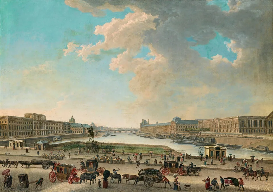 View Of Paris Taken From The Place Dauphine