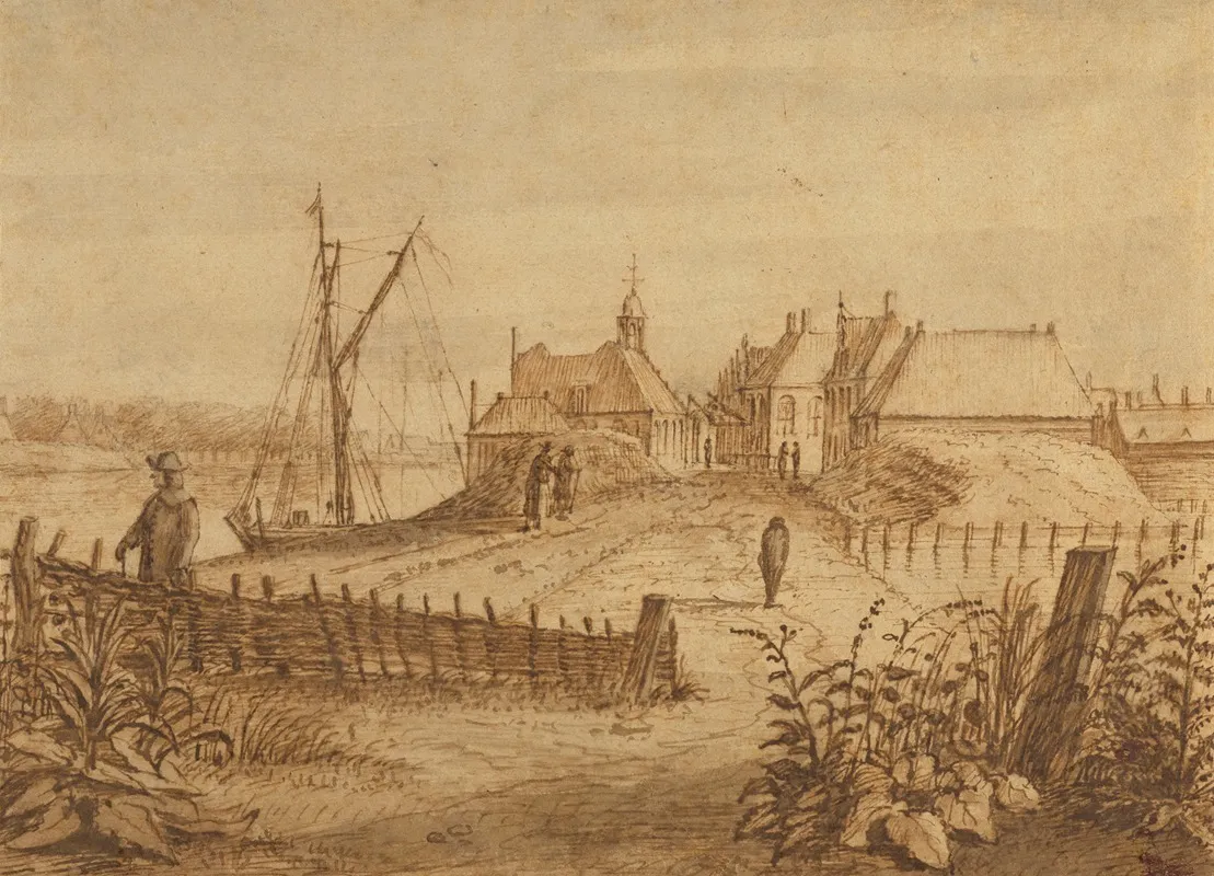 View Of Part Of The City Of Amsterdam Wall Art by Abraham Rutgers - High-Resolution Digital Print
