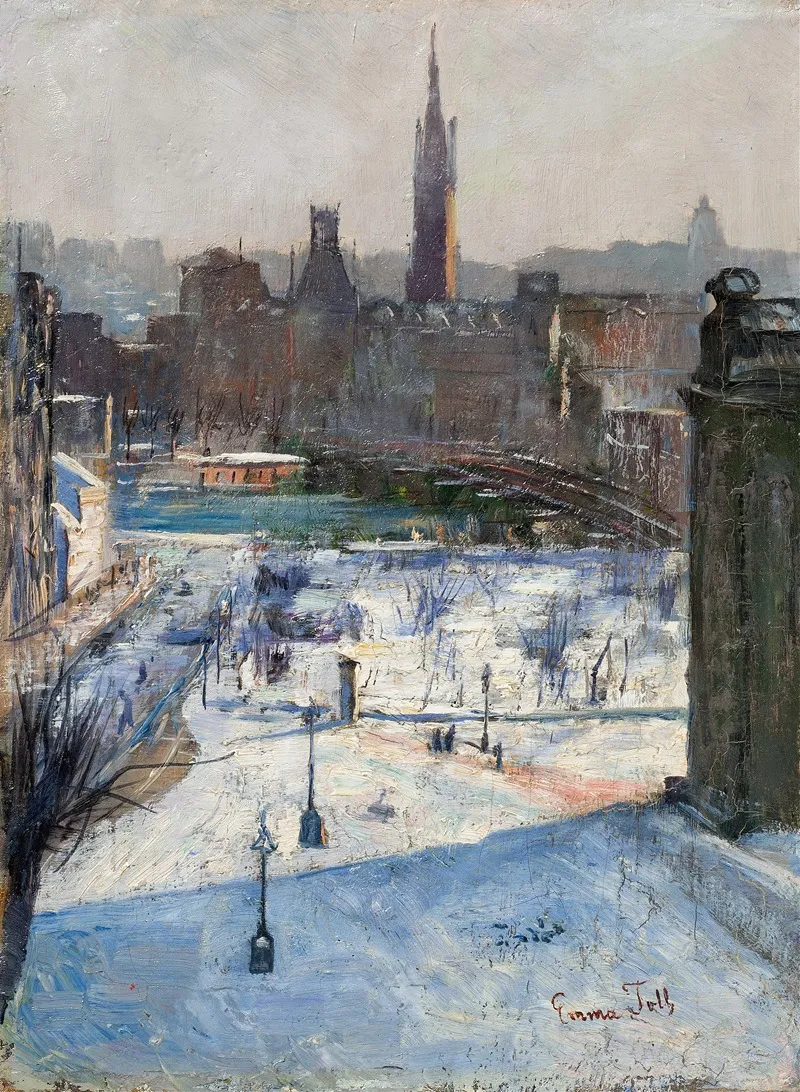 View Of Riddarholmen Wall Art by Emma Toll - High-Resolution Digital Print