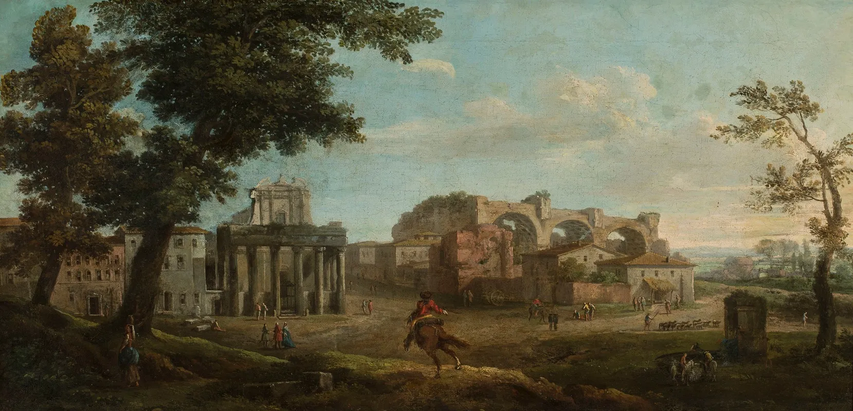 View Of Rome 4 Wall Art by Paolo Anesi - High-Resolution Digital Print