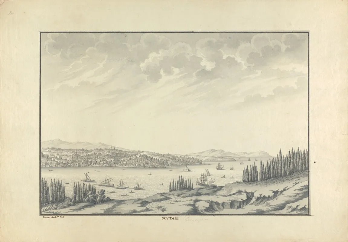 View Of Scutari Ancient Chrysopolis Now Called Uskudar
