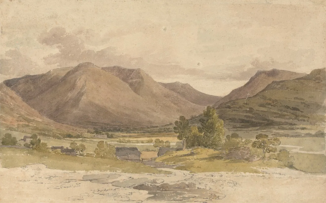 View Of Side Farm Patterdale Wall Art by Paul Sandby Munn - High-Resolution Digital Print