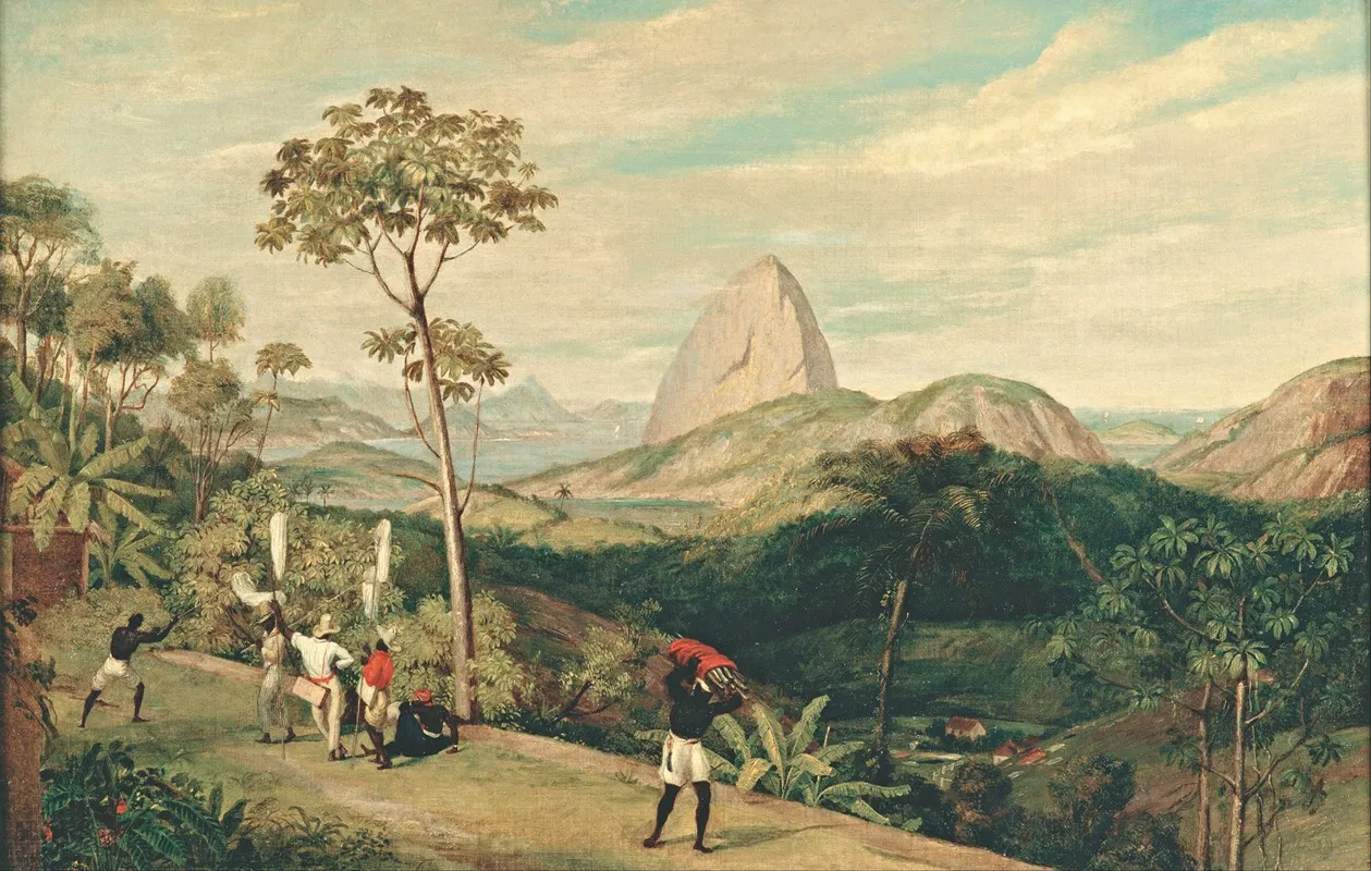 View Of Sugarloaf Mountain From The Silvestre Road Wall Art by Charles Landseer - High-Resolution Digital Print
