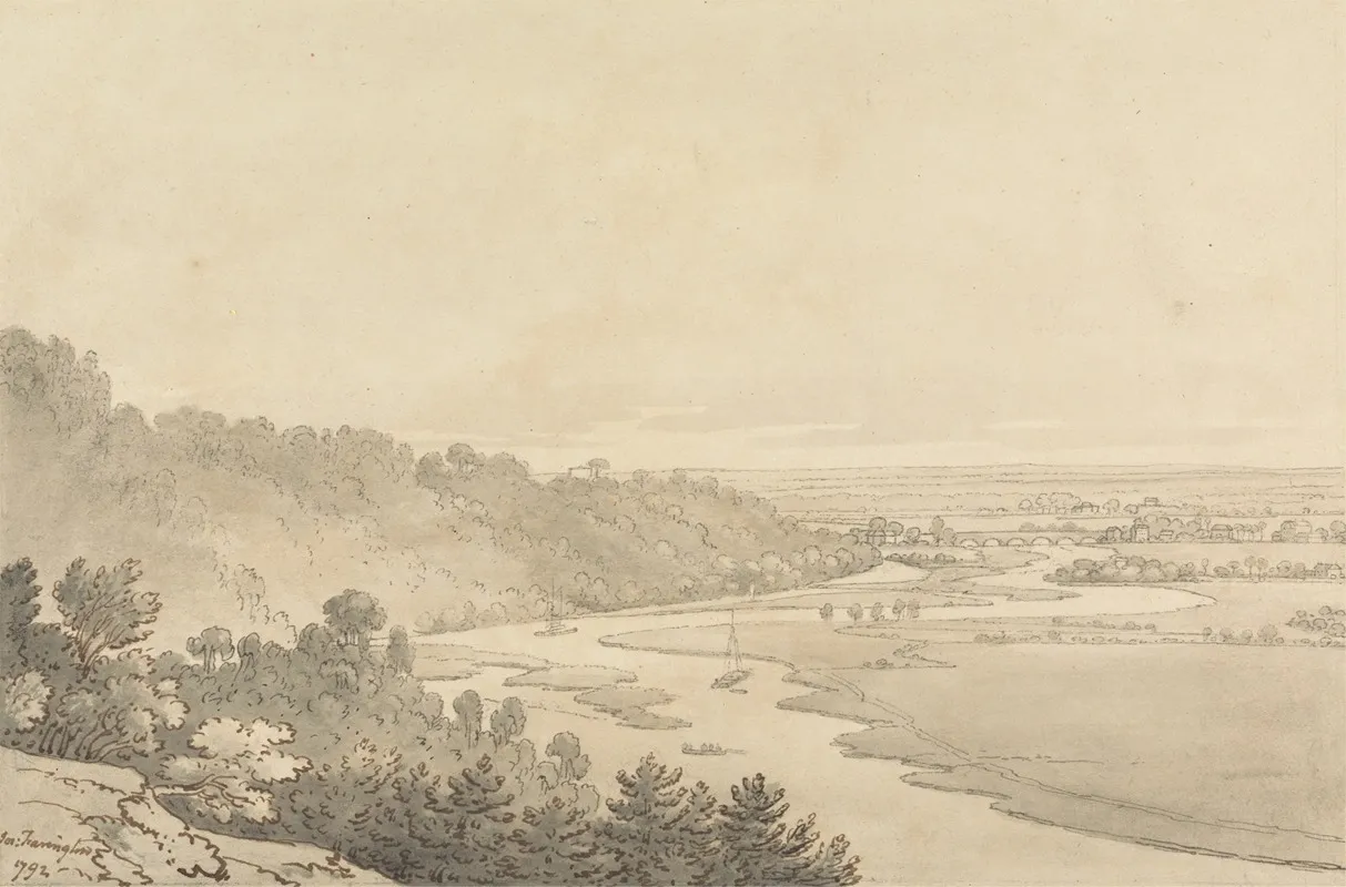 View Of Taplow And Maidenhead From Cliveden