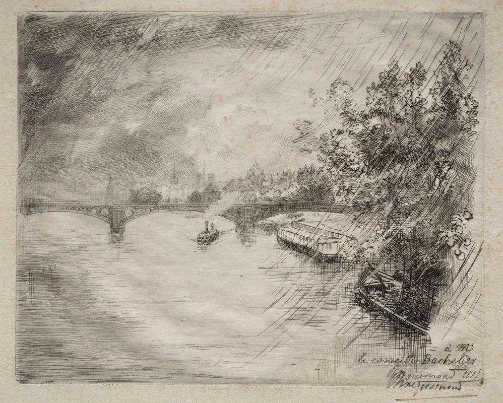 View Of The Bridge Of Saint Peres