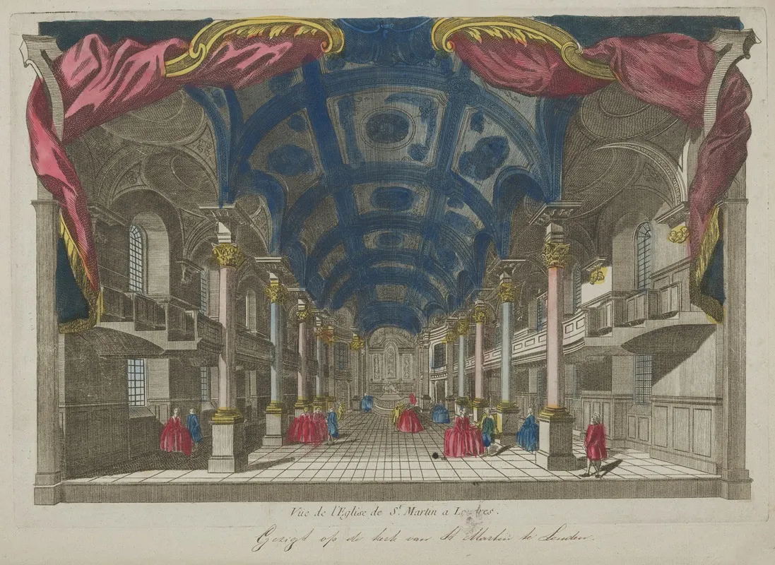 View Of The Church Of St Martin In London