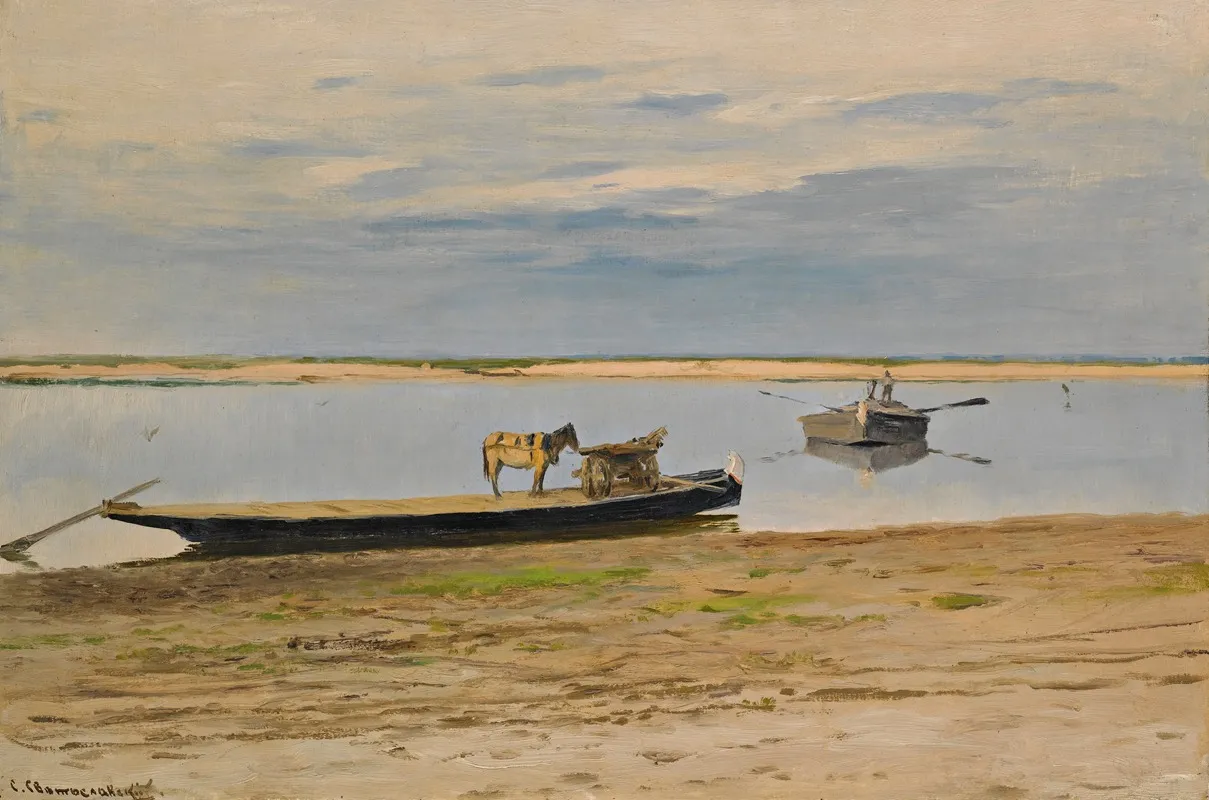 View Of The Dniepr Wall Art by Sergey Ivanovich Svetoslavsky - High-Resolution Digital Print