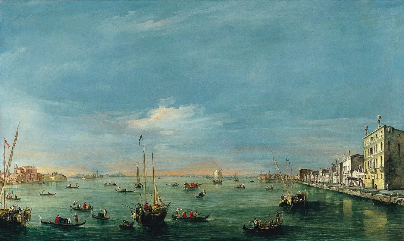 View Of The Giudecca Canal And The Zattere