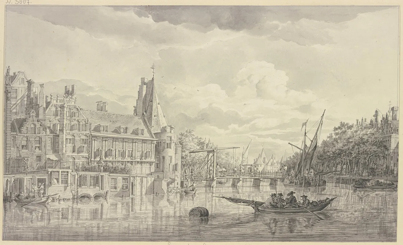 View Of The Kloveniersdoelen In Amsterdam Wall Art by Hendrik Schepper - High-Resolution Digital Print