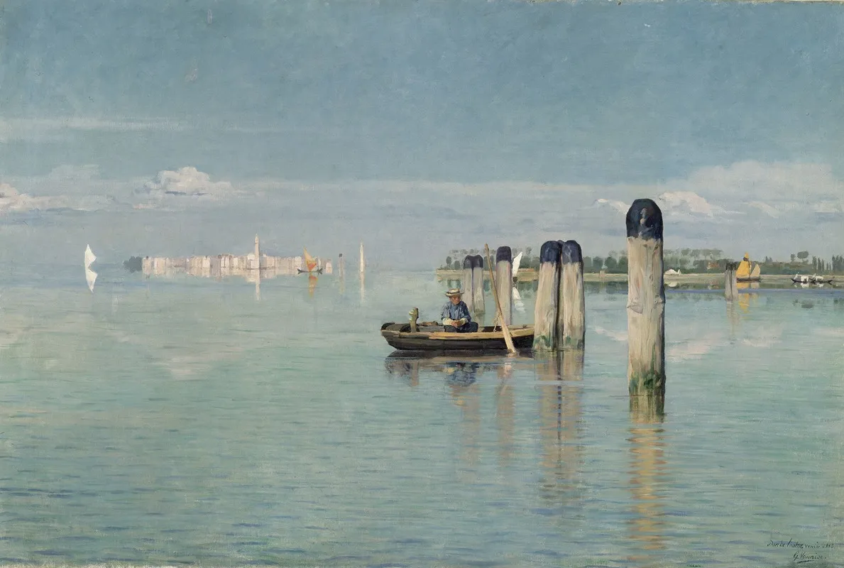 View Of The Lagoon In Venice