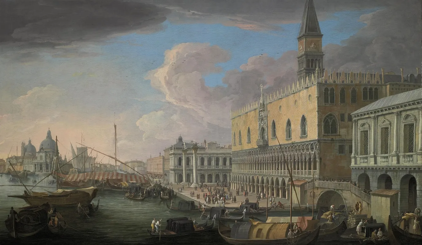 View Of The Molo Venice Looking West