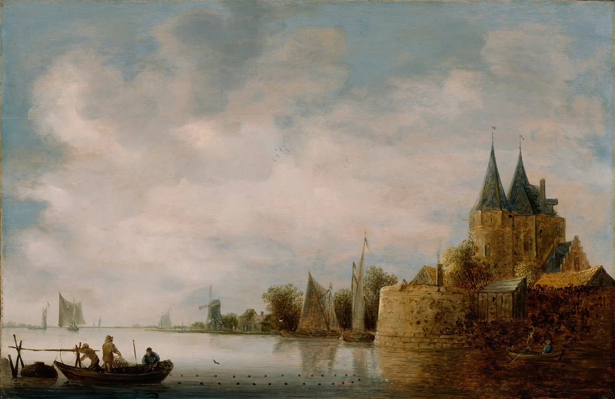 View Of The North Port At Hoorn Wall Art by Wouter Knijff - High-Resolution Digital Print