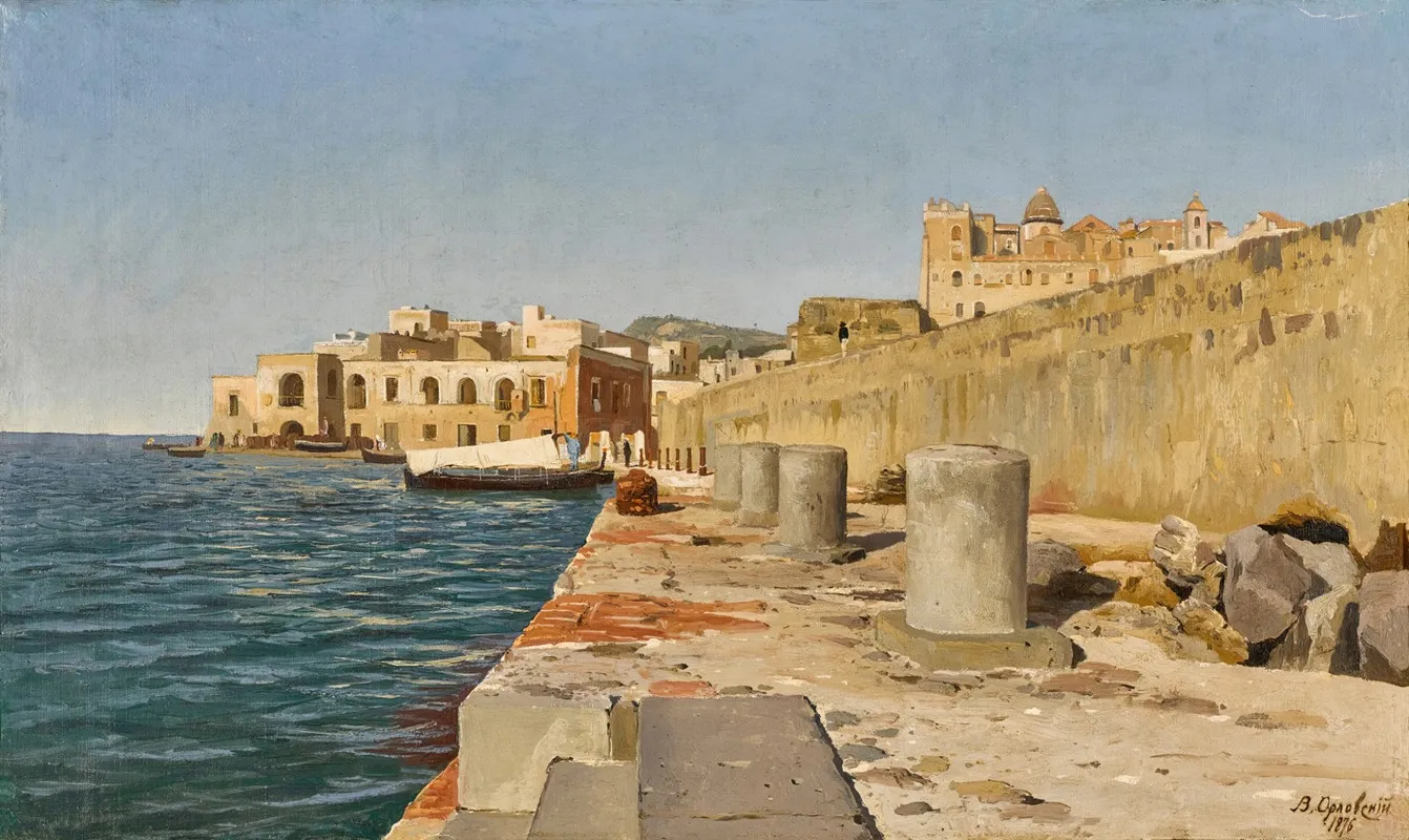 View Of The Port At Pozzuoli