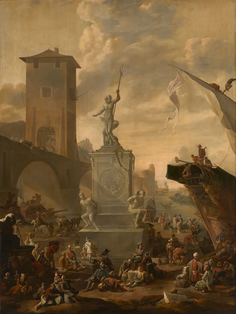 View Of The Port Of Livorno