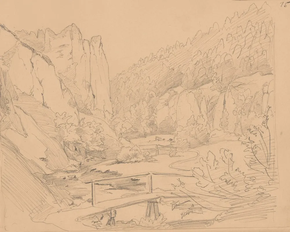 View Of The Pradnik Valley Near Ojcow