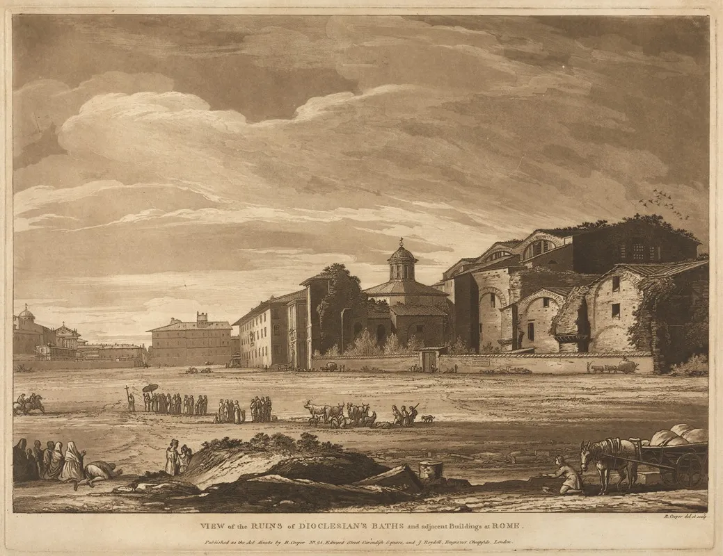 View Of The Ruins Of Dioclesians Baths