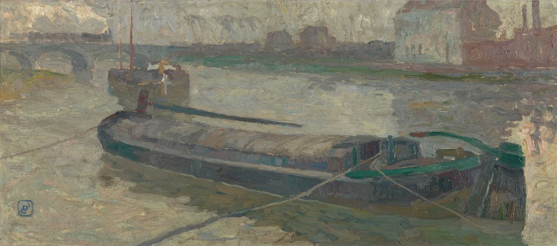 View Of The Stropbrug In Ghent Wall Art by Gustave De Smet - High-Resolution Digital Print