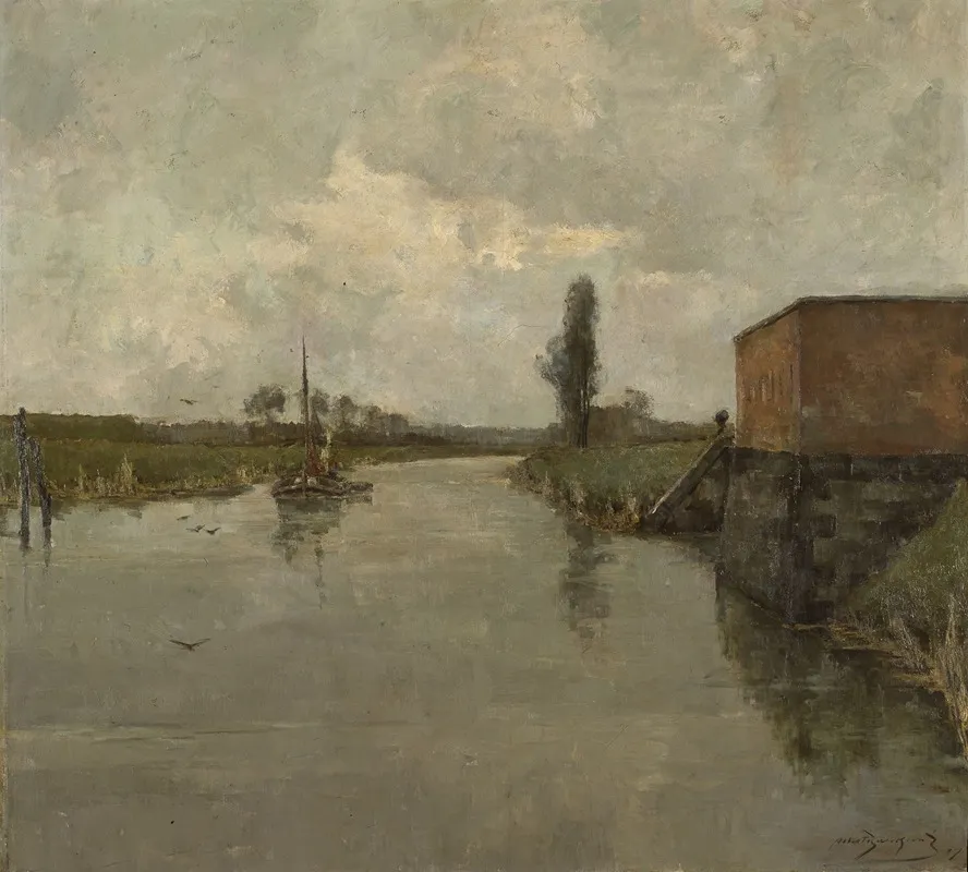 View Of The Surroundings Of Dendermonde