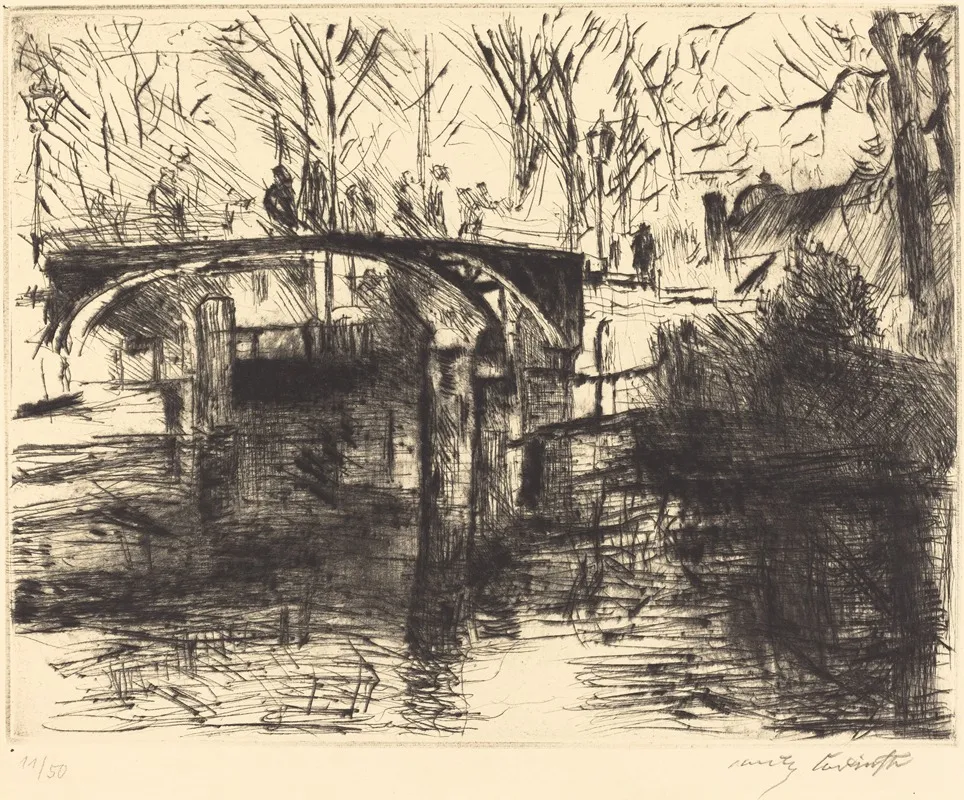 View Of The Tiergarten Aus Dem Tiergarten Wall Art by Lovis Corinth - High-Resolution Digital Print