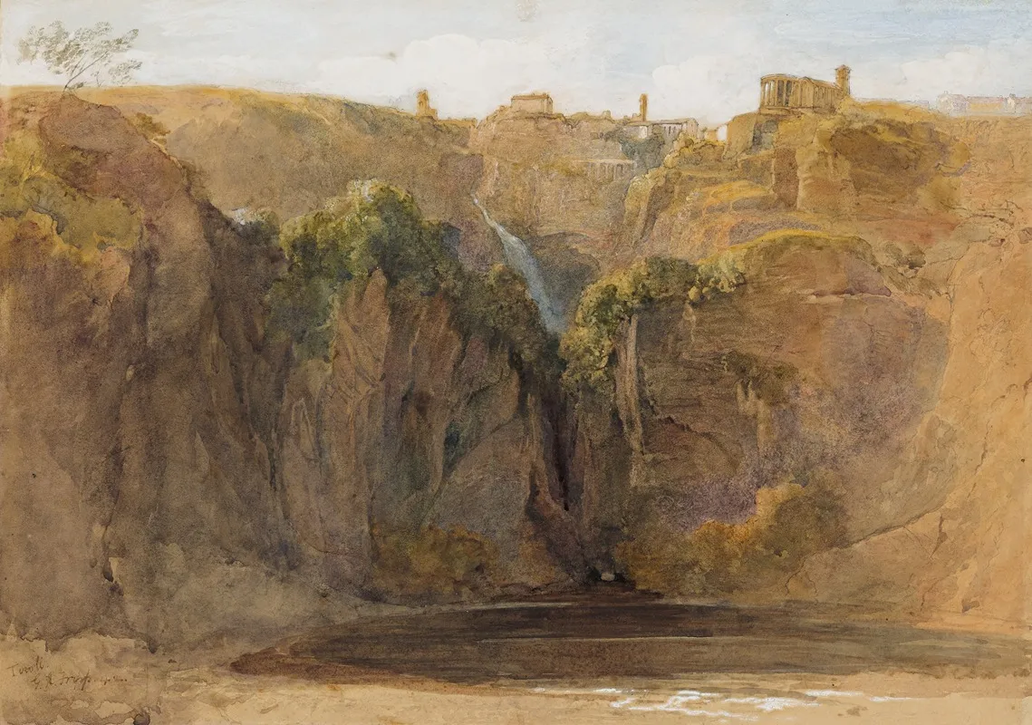 View Of Tivoli 9 Wall Art by George Arthur Fripp - High-Resolution Digital Print