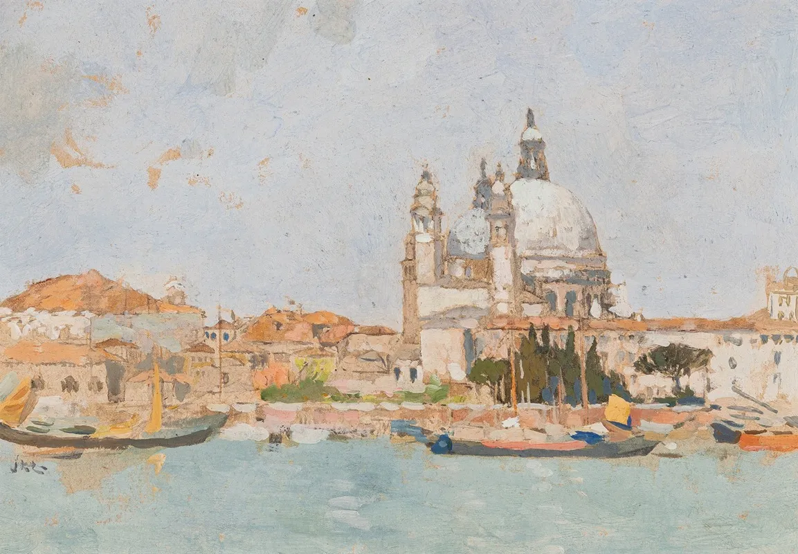 View Of Venice From The Grand Canal Wall Art by James Kerr-Lawson - High-Resolution Digital Print