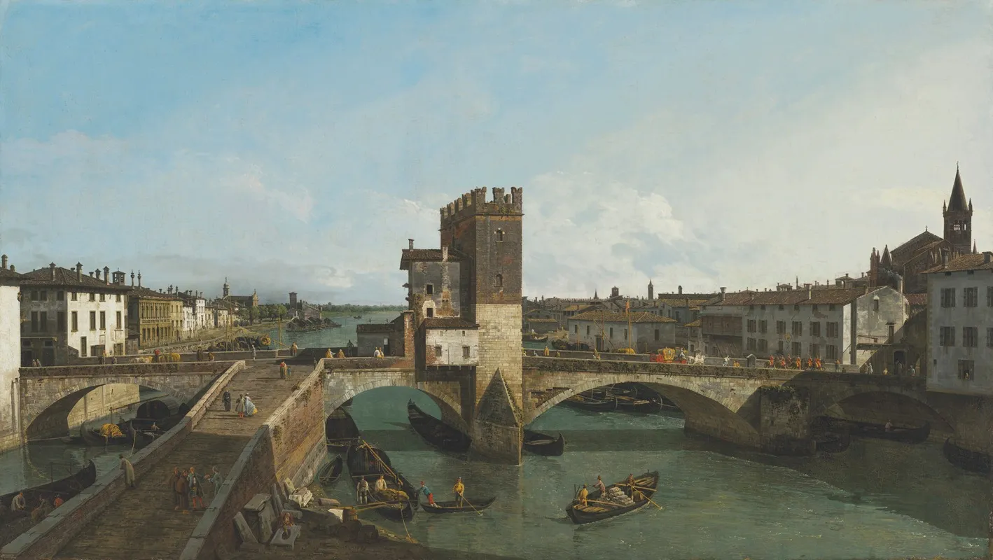 View Of Verona With The Ponte Delle Navi
