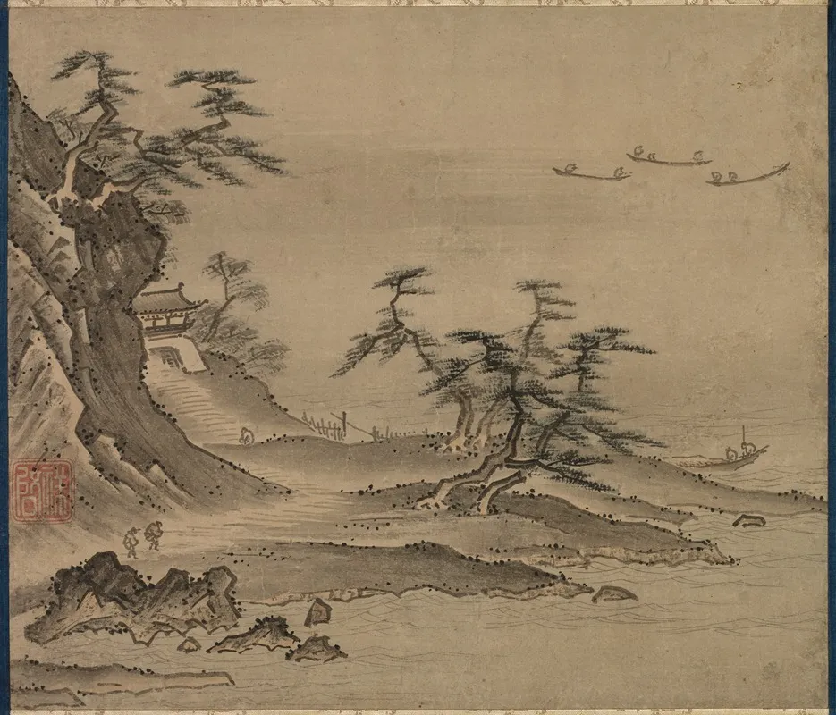 View Of Xiao Xiang Wall Art by Kenkō Shōkei - High-Resolution Digital Print