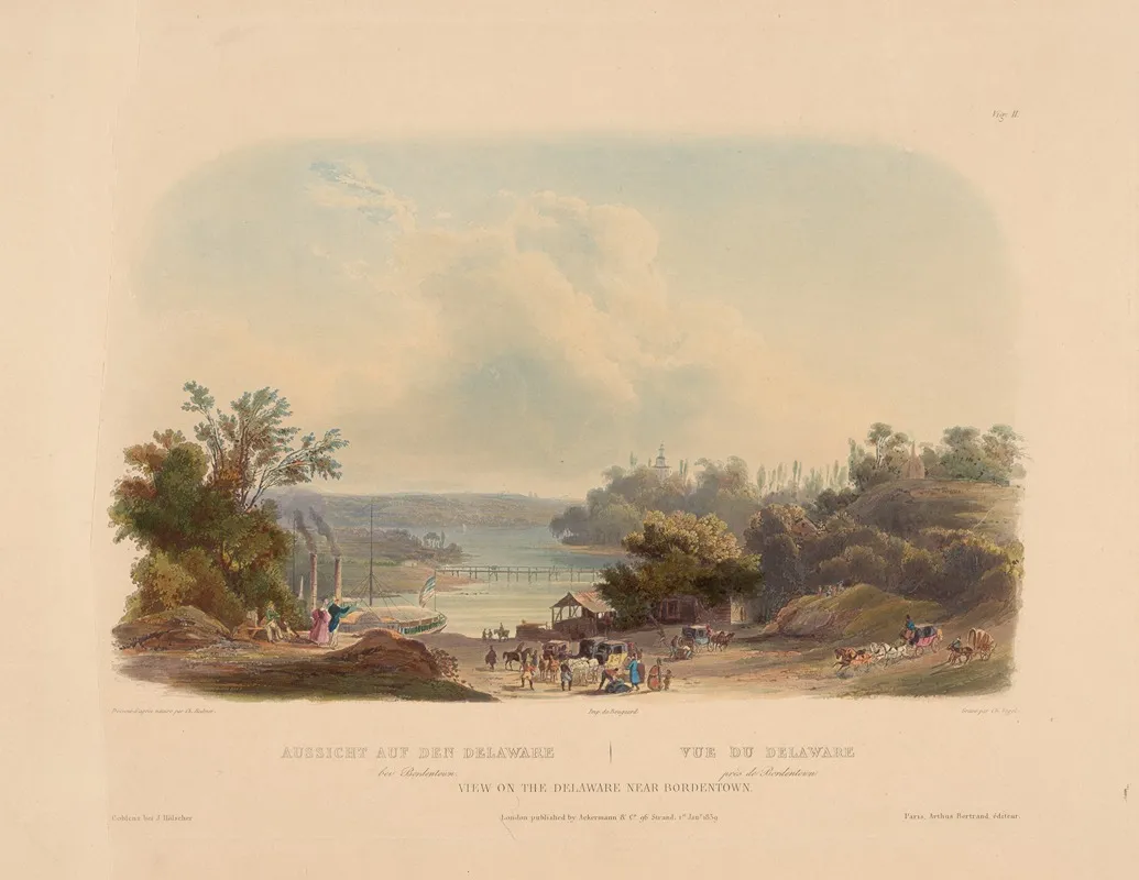 View On The Delaware Near Bordentown