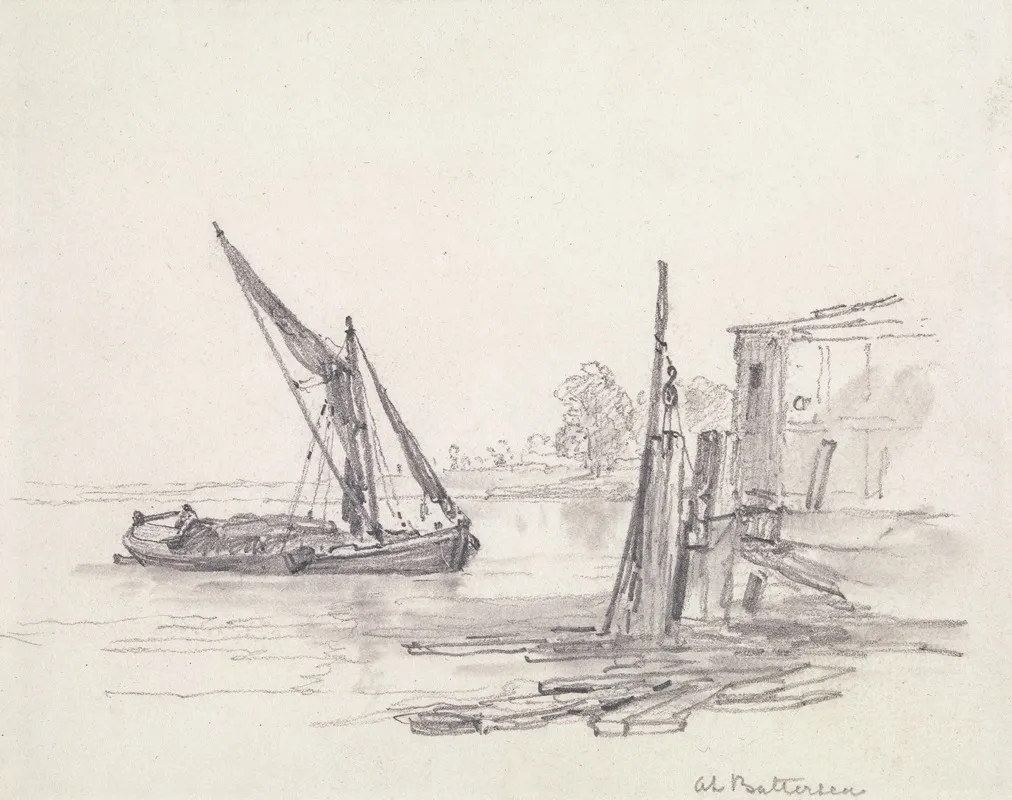 View On The Thames At Battersea