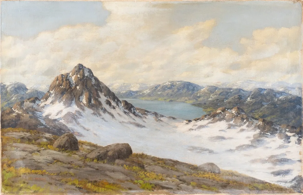View Over The Glacier Wall Art by Halvor Halvorsen - High-Resolution Digital Print