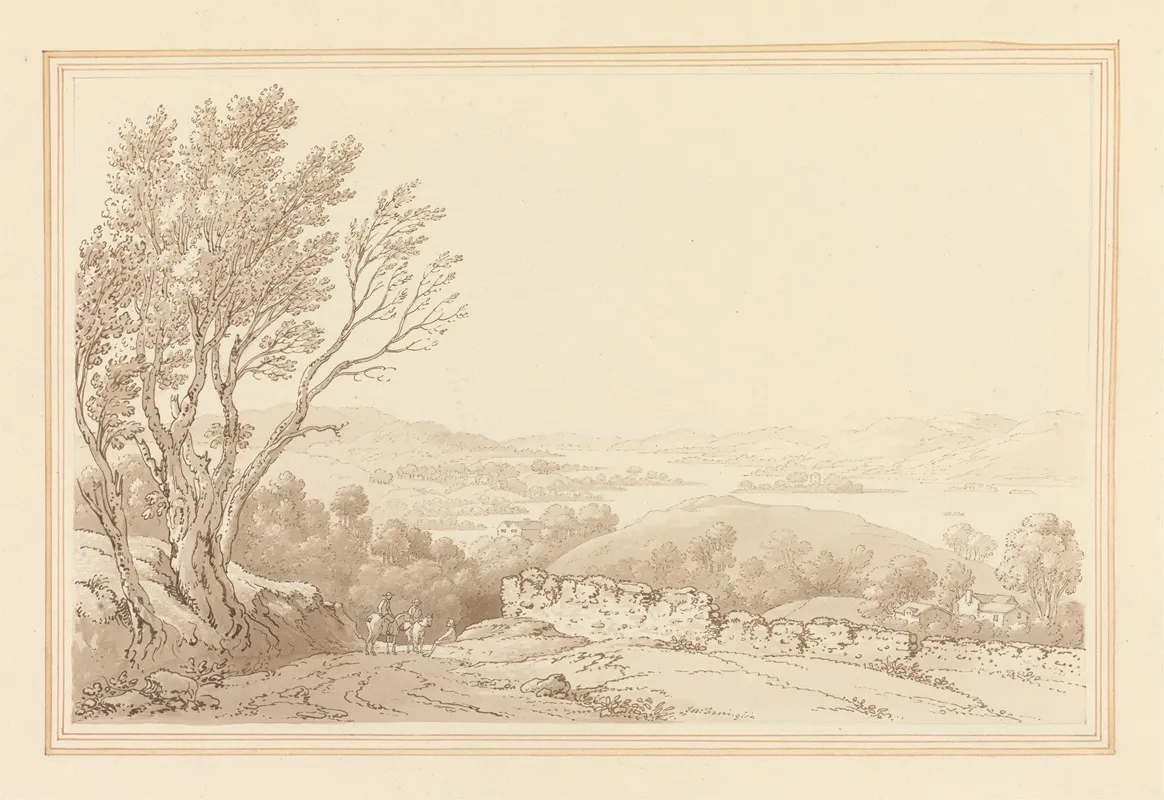 View Over Windermere From Above Barig