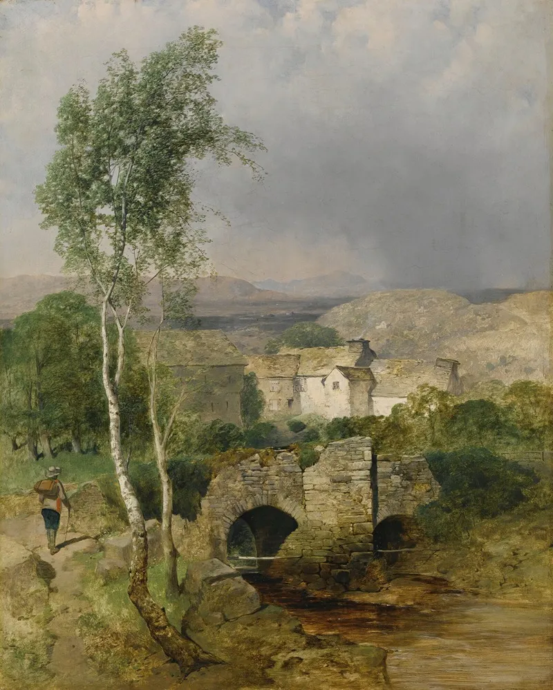View To Hillsdale Cumberland Wall Art by William James Blacklock - High-Resolution Digital Print