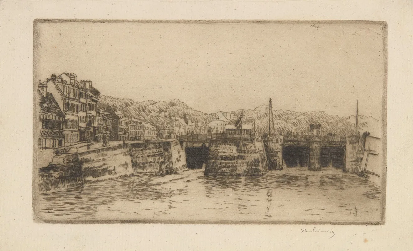 View To The Saint Valery En Caux