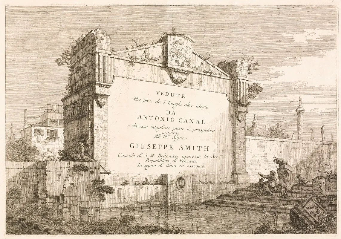 Views Title Page Wall Art by Antonio Canaletto - High-Resolution Digital Print