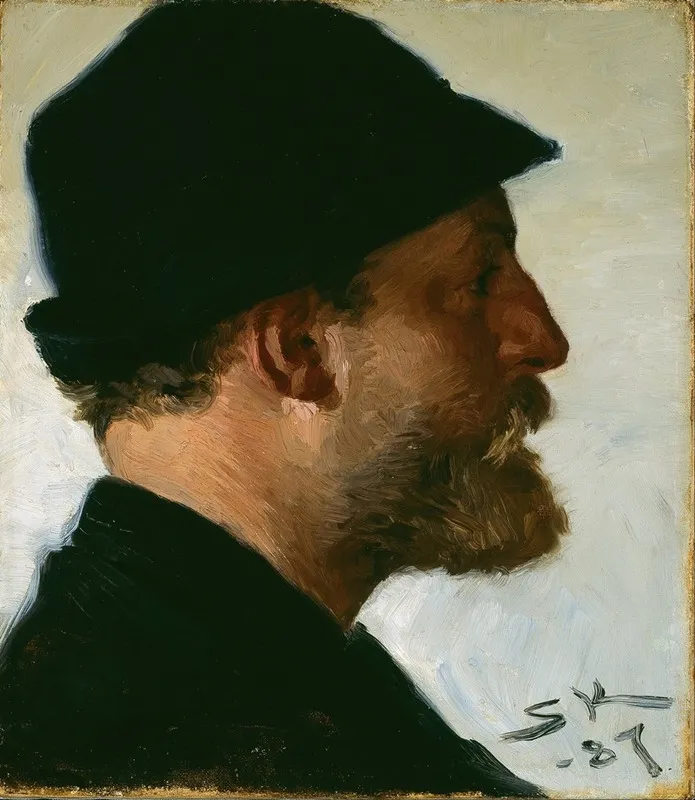 Viggo Johansen Wall Art by Peder Severin Krøyer - Canvas Print