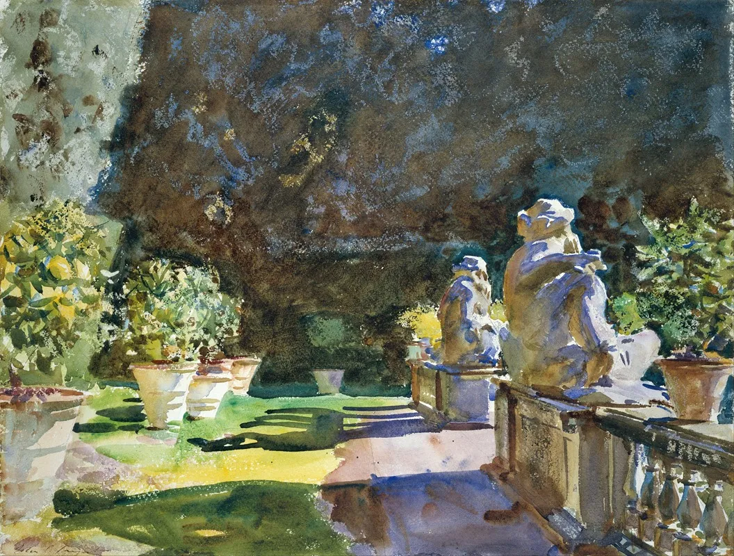 Villa Di Marlia Lucca Wall Art by John Singer Sargent - High-Resolution Digital Print