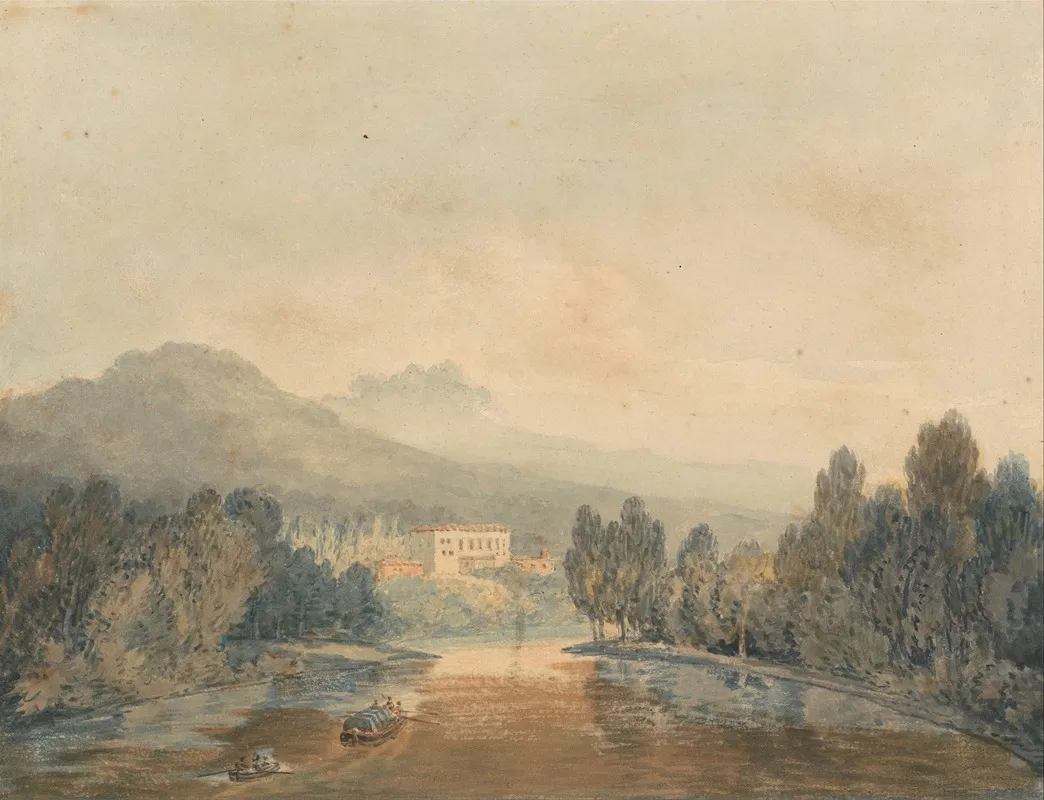 Villa Salviati On The Arno Wall Art by Joseph Mallord William Turner - High-Resolution Digital Print