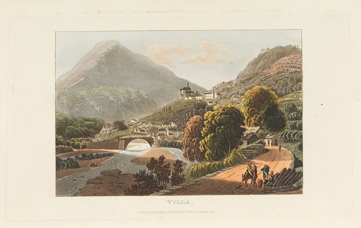 Villa Wall Art by Frederic Schoberl - High-Resolution Digital Print
